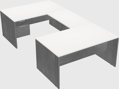 U-shaped desk