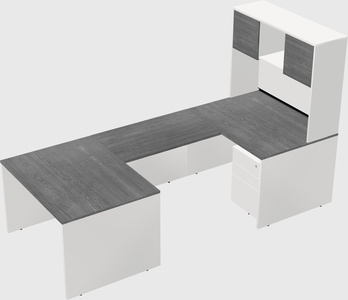 U-shaped desk