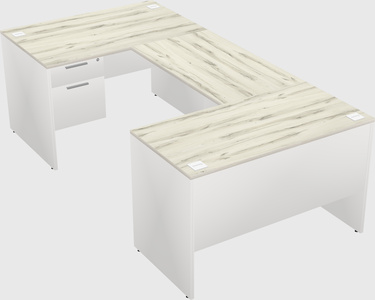 U-shaped desk