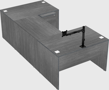 U-shaped desk