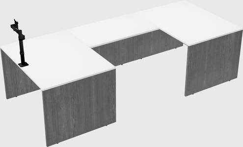 U-shaped desk