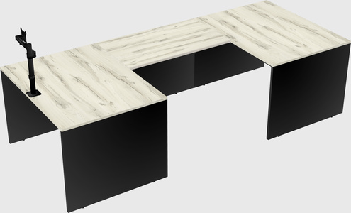 U-shaped desk