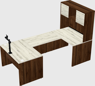 U-shaped desk