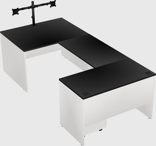 U-shaped desk