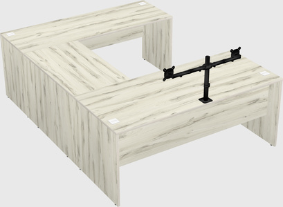 U-shaped desk