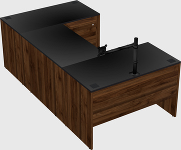 U-shaped desk