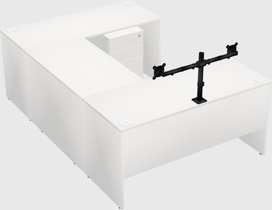 U-shaped desk