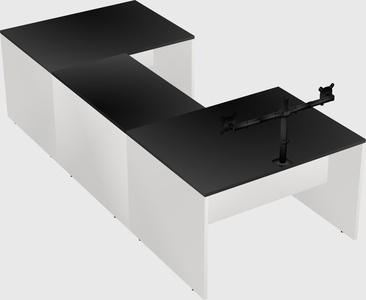 U-shaped desk