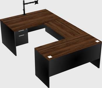 U-shaped desk