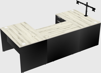 U-shaped desk