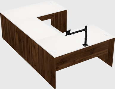 U-shaped desk