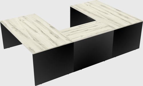U-shaped desk