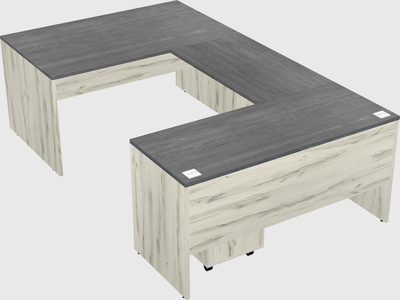 U-shaped desk