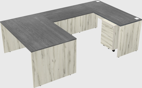 U-shaped desk