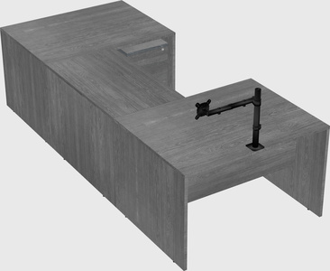 U-shaped desk