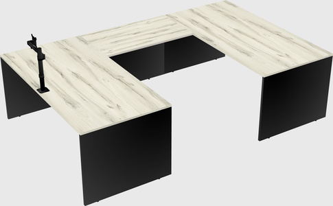 U-shaped desk