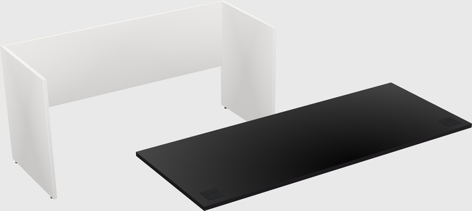 Credenza desk