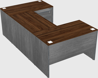 U-shaped desk