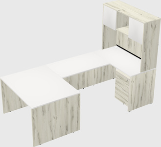 U-shaped desk