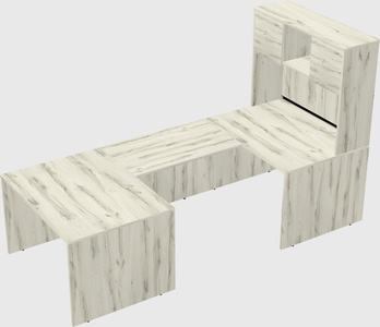 U-shaped desk