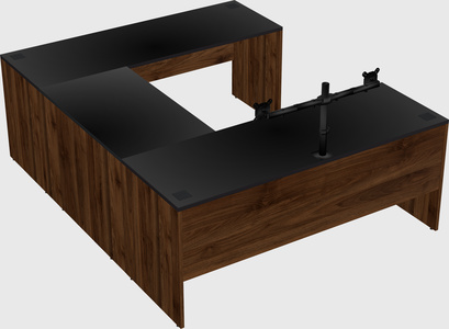 U-shaped desk