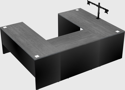 U-shaped desk