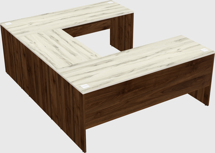 U-shaped desk