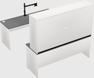 U-shaped desk