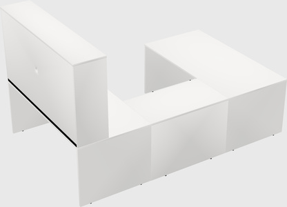 U-shaped desk
