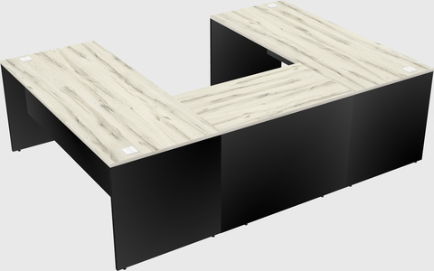 U-shaped desk
