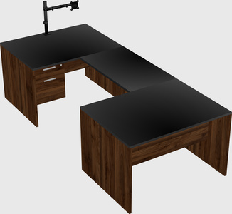 U-shaped desk