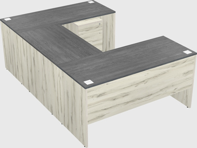 U-shaped desk