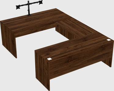 U-shaped desk