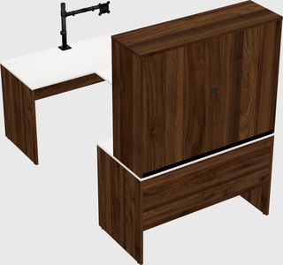 U-shaped desk
