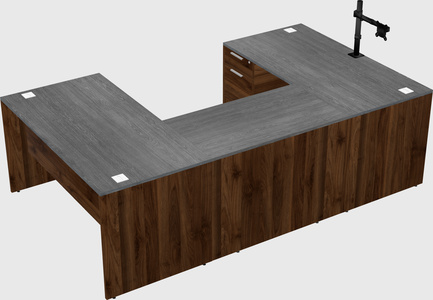 U-shaped desk