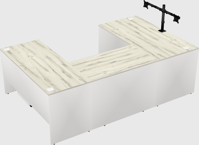 U-shaped desk