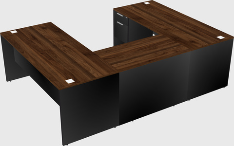 U-shaped desk