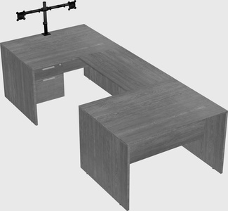 U-shaped desk