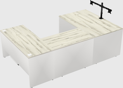 U-shaped desk