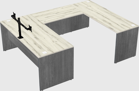 U-shaped desk