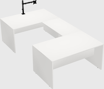 U-shaped desk