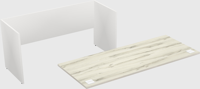 Credenza desk