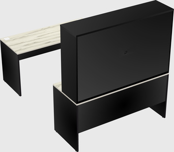 U-shaped desk