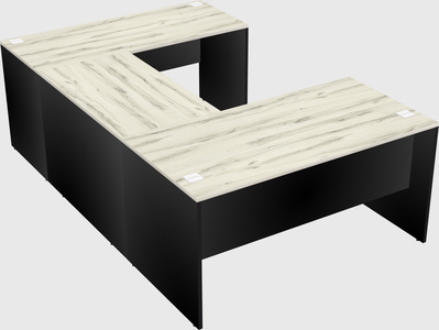 U-shaped desk