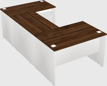 U-shaped desk