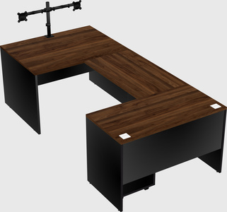 U-shaped desk