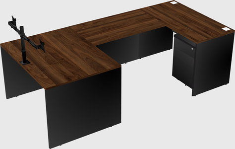U-shaped desk