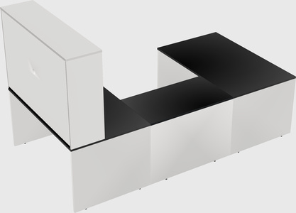 U-shaped desk