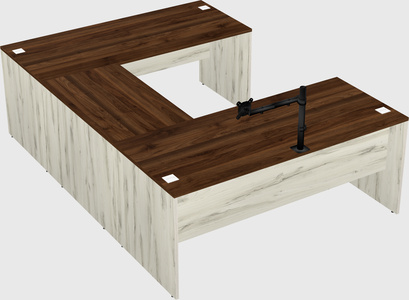 U-shaped desk