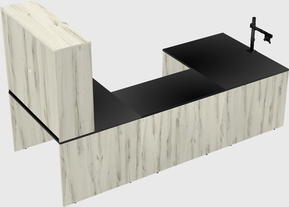 U-shaped desk